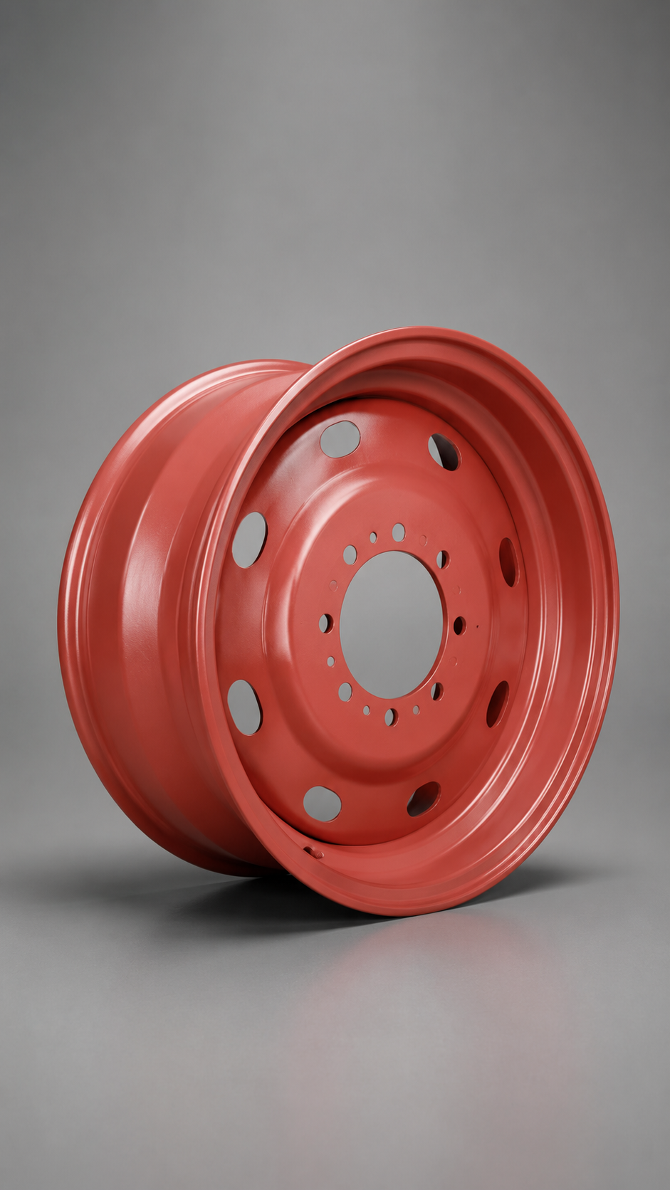 Red Industrial Rim - View 1